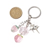 Transparent Resin Acrylic Pendants Keychain KEYC-JKC00841-3