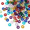 180Pcs 9 Colors Transparent Resin European Beads RPDL-MP0001-02-2