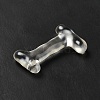 Transparent Resin Alphabet Pendants LS-RESI-C028-02I-4