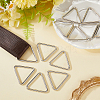 16Pcs Triangle Iron Linking Rings IFIN-CL0001-07P-3