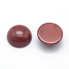 Natural Red Jasper Cabochons X-G-P393-R44-12MM-2