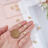 10Pcs Brass Micro Pave Cubic Zirconia Charms KK-HY0004-34-4