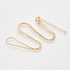 Brass Snake Chain Necklaces X-MAK-T006-10A-G-1