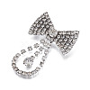 Crystal Rhinestone Lapel Pin JEWB-T002-17S-4