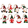 8Pcs Christmas Wooden Hanging Ornaments Set JX063A-1