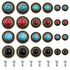 CHGCRAFT 12 Style Alloy Craft Solid Screw Rivet BUTT-CA0001-18-1