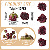 10Pcs Preserved Rose Pendants KY-TA0001-62-4