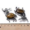 Alloy Elk Brooches JEWB-A021-02AS-08-3