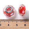 Shell Filling Copper Buckle Acrylic European Beads OACR-M024-01P-02-3