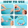 DIY European Bracelete Making Kits DIY-TA0012-17G-5