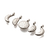 5Pcs 304 Stainless Steel Charms X-STAS-R140-01P-2