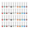 Birthstone Glass Locking Stitch Marker HJEW-UN00030-1