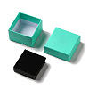 (Defective Closeout Sale: Botton has Black Spot) Cardboard Gift Box Jewelry Set Boxes CBOX-XCP0001-04-1
