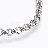 Tarnish Resistant 304 Stainless Steel Rolo Chain Bracelets BJEW-P239-02B-2