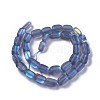 Synthetic Moonstone Beads Strands GLAA-F090B-F-3