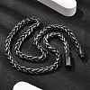 304 Stainless Steel Wheat Chain Necklaces for Women Men NJEW-A033-03E-AS-5