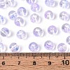 Baking Paint Transparent Glass Beads DGLA-T004-08F-4