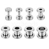 304 Stainless Steel Ear Plugs Gauges WG10FF3-73-3