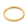 Ion Plating(IP) 304 Stainless Steel Simple Plain Band Finger Ring for Women Men RJEW-F152-05G-F-2
