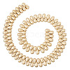 1 Strand Electroplate Glass Beads Strands EGLA-TA0013-31C-1