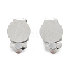304 Stainless Steel Clip-on Earring Finding STAS-G250-02P-B-1
