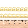 Eco-Friendly Dyed Glass Pearl Round Beads Strands HY-A008-8mm-RB012-5