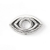 Tibetan Style Alloy Bead Frame TIBE-WH0002-08AS-1