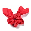 Rabbit Ear Polyester Elastic Hair Accessories OHAR-PW0007-14L-1