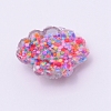 Transparent Flatback Resin Cabochons Accessories RESI-WH0009-82-2