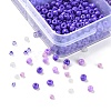 DIY 15 Grids ABS Plastic & Glass Seed Beads Jewelry Making Finding Beads Kits DIY-G119-02D-2