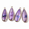 Natural Freshwater Shell Pendants SHEL-R047-03C-1