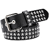 Platinum Star Rivet PU Leather Chain Belts for Jeans AJEW-WH20096-87B-1