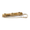 Bamboo Beaded Safety Brooch Pin JEWB-WH0026-14KCG-1