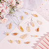 FINGERINSPIRE 16Pcs Rough Raw Natural Citrine Pendants G-FG0001-08-4