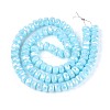 Electroplate Opaque Glass Beads Strands EGLA-N022-05B-A02-2