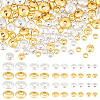 BENECREAT 160Pcs 10 Style Brass Beads KK-BC0013-01-1