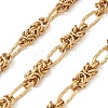 304 Stainless Steel Knot Link Chains CHS-G050-10G-1