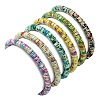 6Pcs Synthetic Turquoise Beads Stretch Bracelets BJEW-JB11406-4