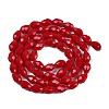 Opaque Solid Color Imitation Jade Beads Strands GLAA-N005-P8mm-D07-2