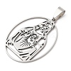 201 Stainless Steel Pendants STAS-Q341-25P-2