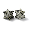 Natural Dalmatian Jasper Sculpture Healing Crystal Merkaba Star Ornament G-C234-02B-2