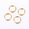 304 Stainless Steel Open Jump Rings X-STAS-O098-01G-13-1