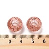 Transparent Acrylic European Beads TACR-P009-A01-04-3