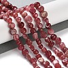 Natural Strawberry Quartz Beads Strands G-P497-01C-02-2