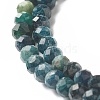 Natural Blue Tourmaline Beads Strands G-G989-A07-3