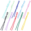 10Pcs 10 Colors Nylon Pendant Decorations for Bag Ornaments AJEW-SC0031-92-1