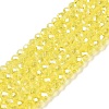 Electroplate Glass Beads Strands EGLA-A044-T2mm-B29-1