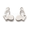 201 Stainless Steel Charms STAS-C017-13P-2