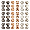  30Pcs 3 Colors Alloy & Brass Snap Buttons FIND-NB0003-64-1