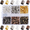 1200pcs 6 Colors Brass Crimp Beads KK-SP0002-29-1